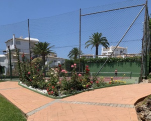 Tennisbaner inne på området - Elviria del sol